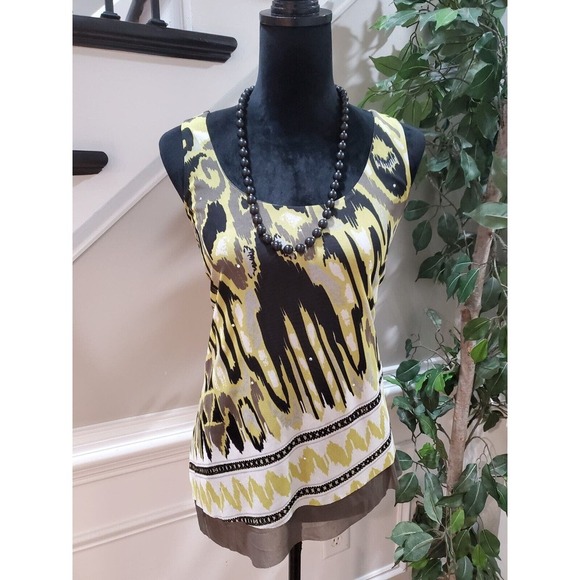 International Concepts Women's Multicolor Asymmetrical Sleeveless Top Blouse S - Picture 10 of 10